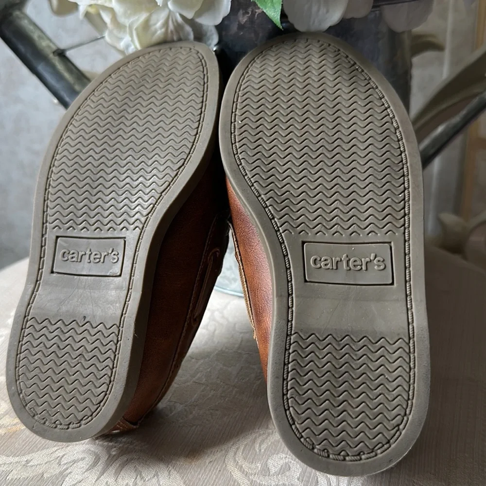 CARTERS YOUNG BOYS LEATHER LOAFERS SIZE 10 - Picture 9 of 11